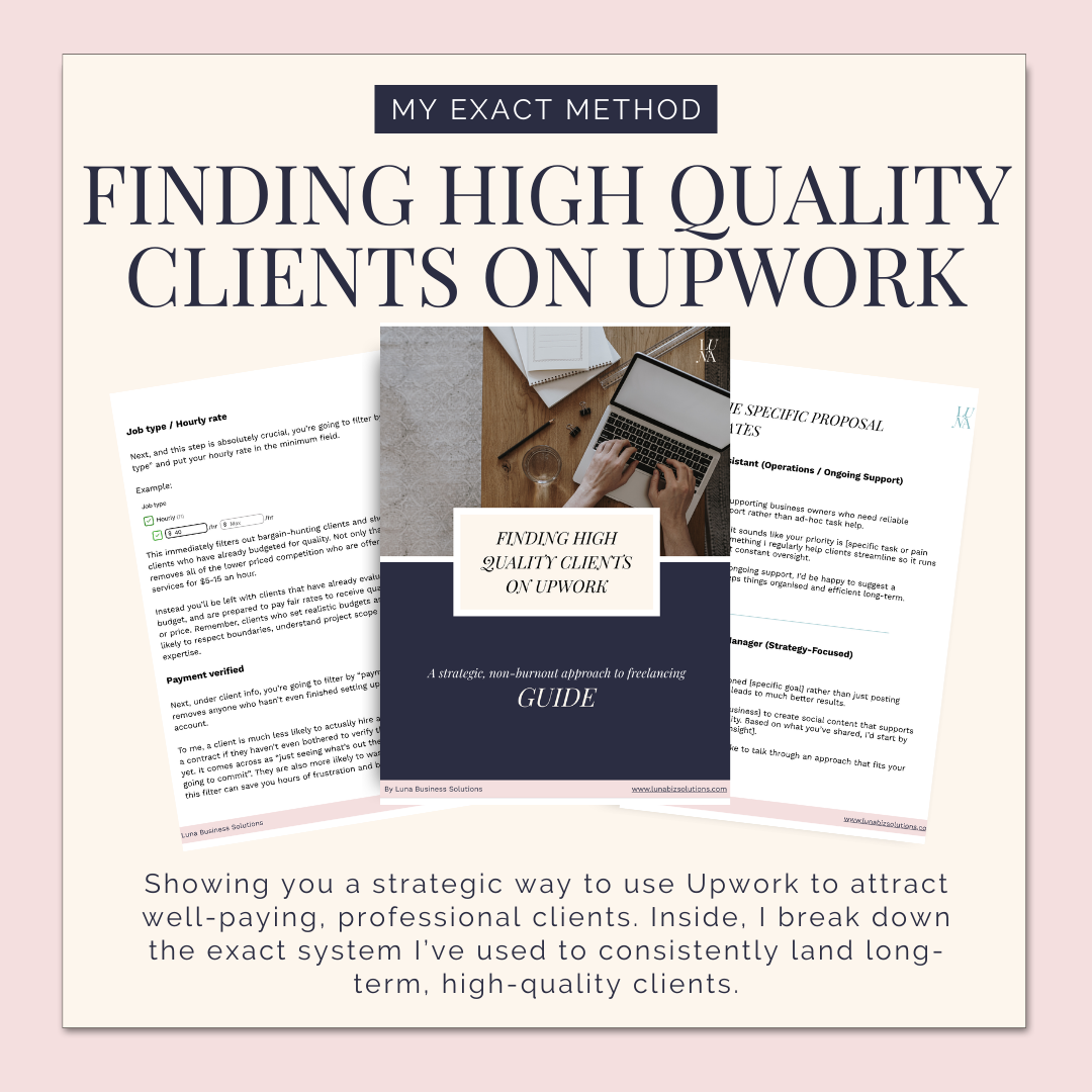 Finding High-Quality Clients on Upwork (My Exact Method)