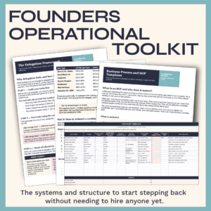 The Founder's Operations Toolkit